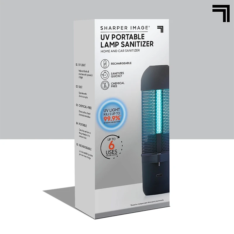 Sharper Image Sanitizer UV Portable Lamp