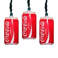 Kurt Adler 10-Light Coca-Cola Can Light Set
