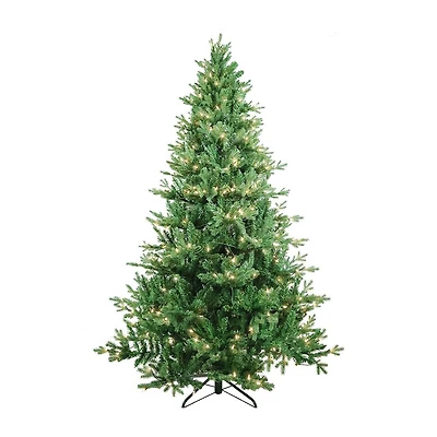 Kurt Adler 7-Foot Pre-Lit Clear Incandescent Jackson Pine Tree