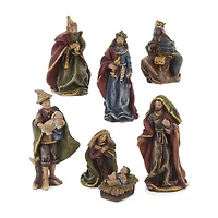 Kurt Adler 3.5-Inch Resin Nativity 7-Piece Set
