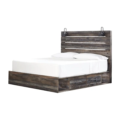 Signature Design by Ashley® Drystan Panel Bed with 2-Storage Drawers