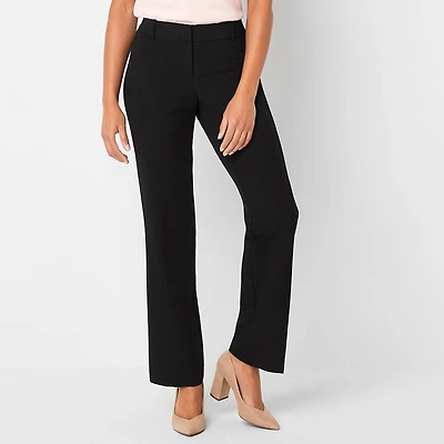 Liz Claiborne Audra Womens Tall Straight Mid Rise Trouser