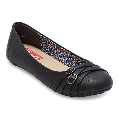 Pop Nelly Womens Closed Toe Ballet Flats