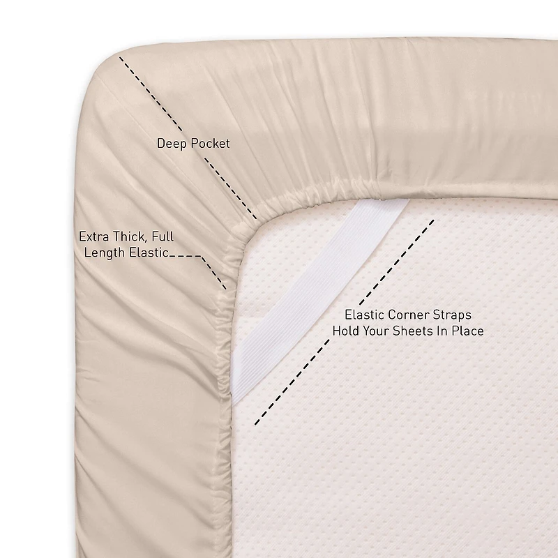 Sweet Home Collection™ Supreme Soft Microfiber Wrinkle Free 4-Piece Sheet Set