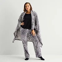 Liz Claiborne Womens Long Sleeve 4-pc. Pajama Set