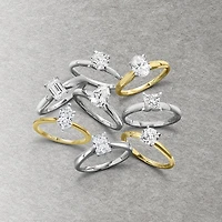 1 CT. Lab-Grown (G / SI2) Diamond Round Solitaire Engagement Ring 10K Gold