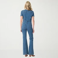 JS Jessica Simpson Womens Short Sleeve Jumpsuit