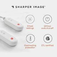 Sharper Image Embossed Microfiber Heated Mattress Pad