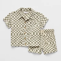 Grayson Little Toddler Boys 2-pc. Short Set