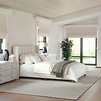 Martha Stewart Kay Upholstered Platform Bed