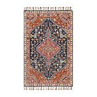 Loloi Zharah Hooked Indoor Rectangular Accent Rug