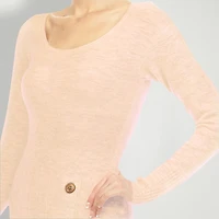 White Mark Womens Long Sleeve Midi Sweater Dress