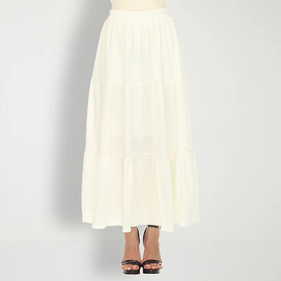 White Mark Womens Maxi Skirt