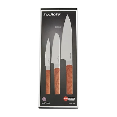 BergHOFF Dina Ion Stainless Steel 3-pc. Knife Set