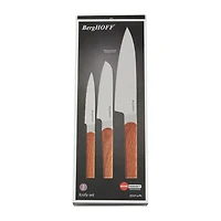 BergHOFF Dina Ion Stainless Steel 3-pc. Knife Set