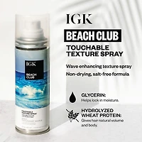 IGK Travel Beach Club Texture Spray Hair Spray 1.7 oz.