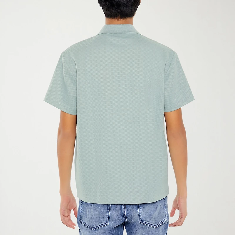 Forever 21 Mens Short Sleeve Button-Down Shirt