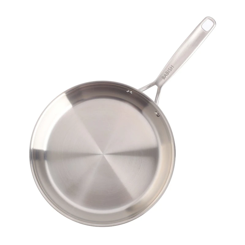 BABISH Stainless Steel Tri-Ply 10" Frying Pan