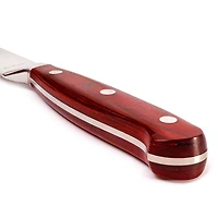 BergHOFF Pakka Wood Stainless Steel 7-pc. Steak Knife Set with Wood Case