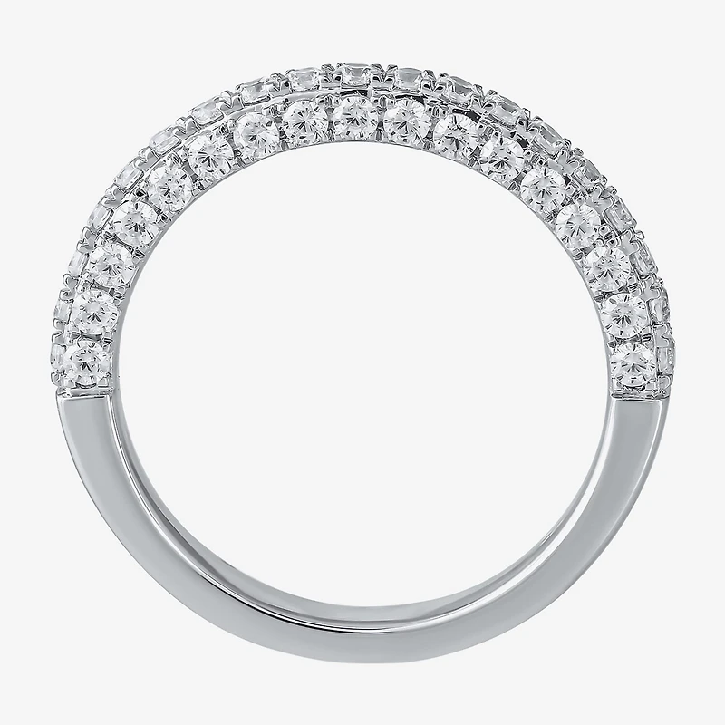 Love Lives Forever (G / I1) Womens 3/4 CT. T.W. Lab Grown White Diamond 10K Gold Wedding Band