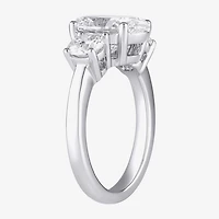 Love Lives Forever (G / I1) Womens 4 CT. T.W. Lab Grown White Diamond 10K Gold Oval 3-Stone Engagement Ring