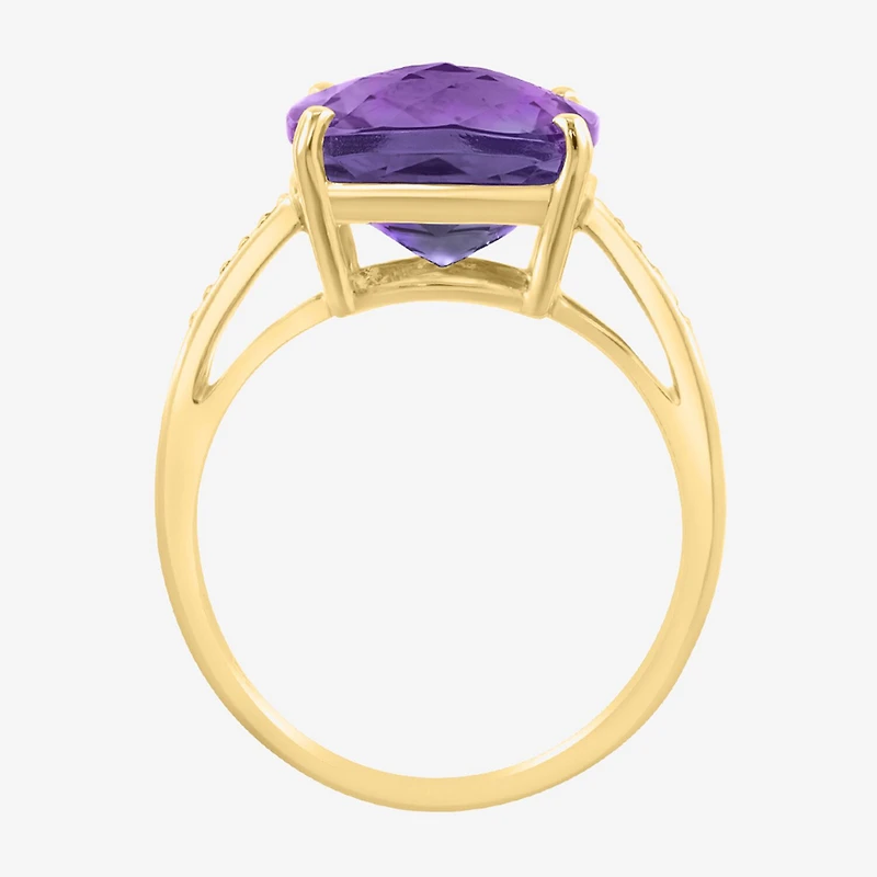 Effy Final Call  Womens Genuine Gemstone 14K White/Yellow/Rose Gold Cushion Cocktail Ring