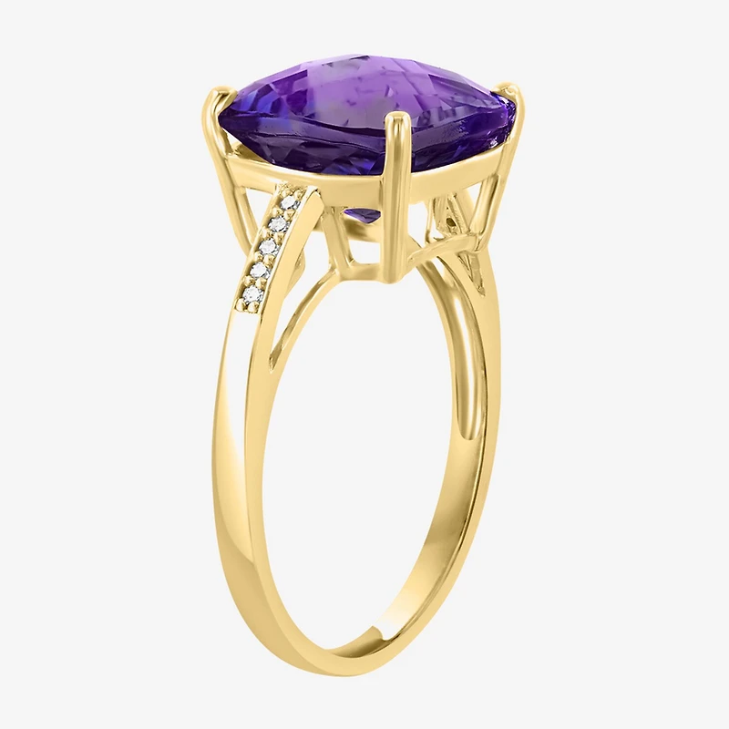 Effy Final Call  Womens Genuine Gemstone 14K White/Yellow/Rose Gold Cushion Cocktail Ring