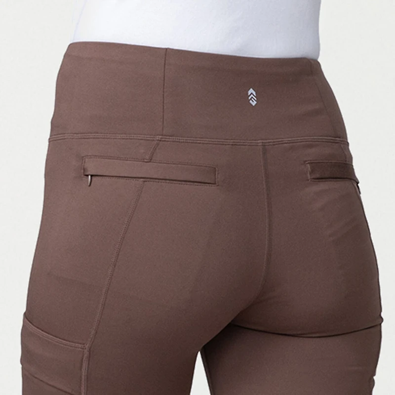 Free Country Womens Wide Leg High Rise Active Pull-On Pant