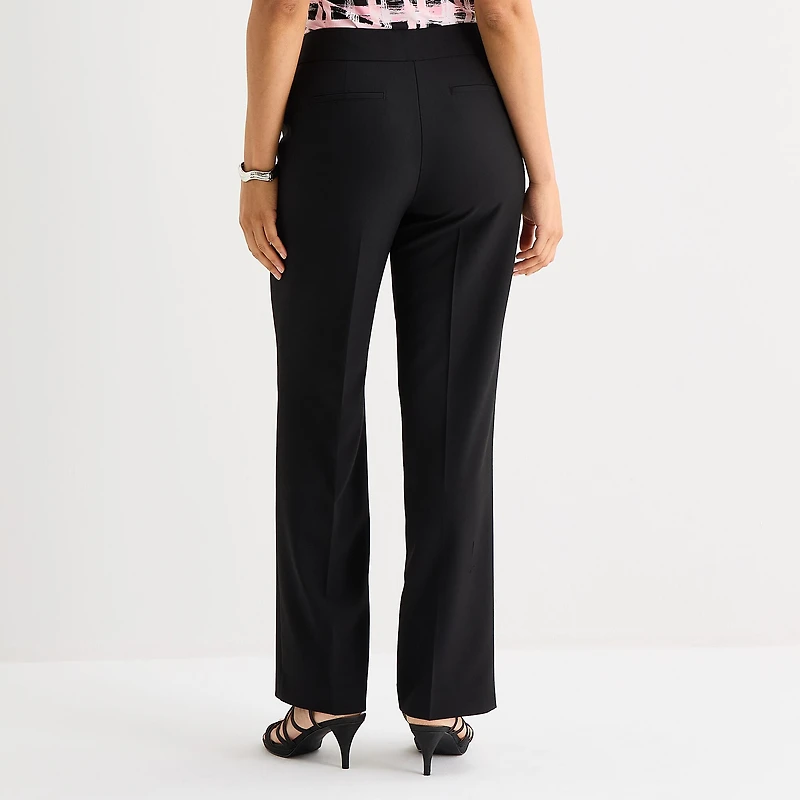 Black Label by Evan-Picone Womens Straight Trouser