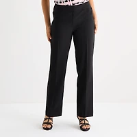 Black Label by Evan-Picone Womens Straight Trouser