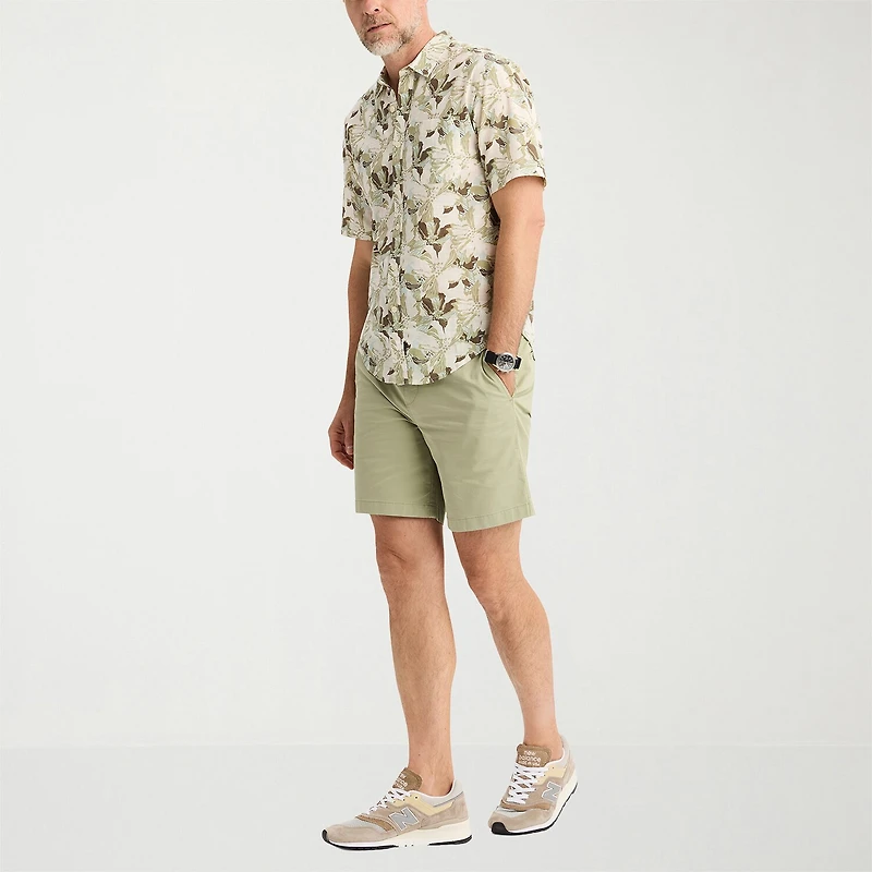 Dockers Ultimate Mens Short Sleeve Regular Fit Button-Down Shirt