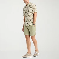 Dockers Ultimate Mens Short Sleeve Regular Fit Button-Down Shirt