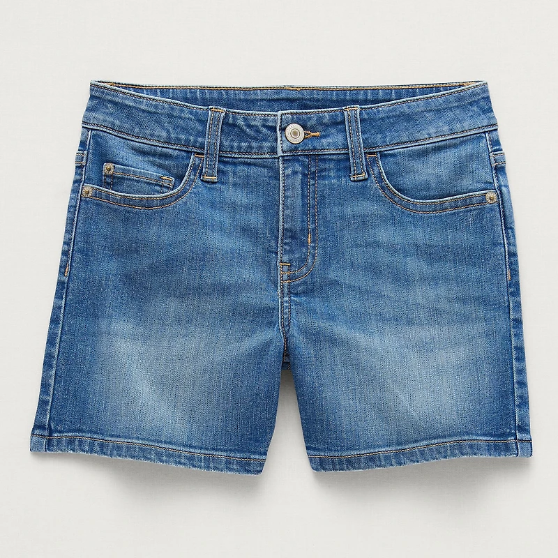 Thereabouts Little & Big Kid Girls Adjustable Waist Denim Short