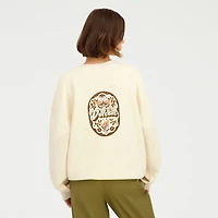 VOLCOM Womens Juniors Crew Neck Long Sleeve Sweatshirt