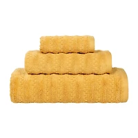 SUPERIOR® Zuma Collection | 100% Cotton 3-pc. Quick Dry Solid Bath Towel Set