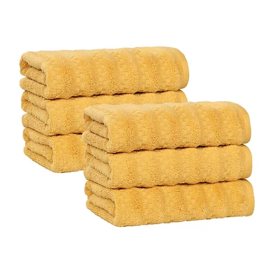 SUPERIOR® Zuma Collection | 100% Cotton 6-pc. Solid Hand Towel