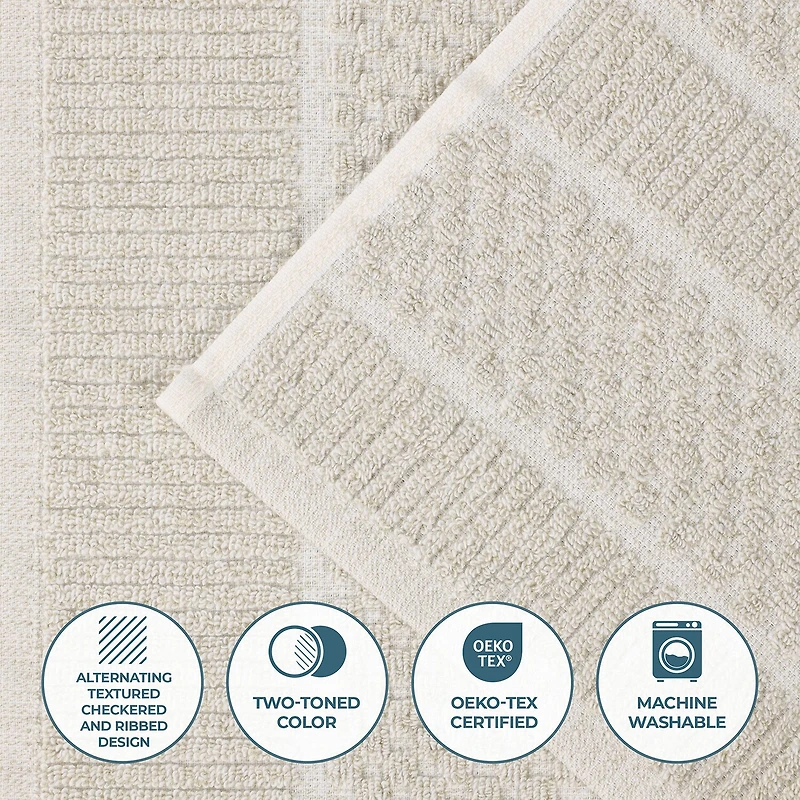 SUPERIOR® Naples Collection 8-pc. Quick Dry Solid Bath Towel Set