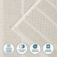 SUPERIOR® Naples Collection 8-pc. Quick Dry Solid Bath Towel Set