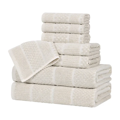 SUPERIOR® Naples Collection -pc. Quick Dry Solid Bath Towel Set