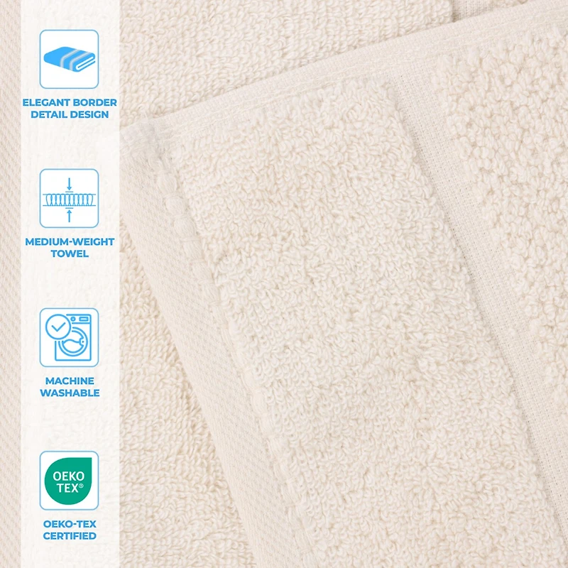 SUPERIOR® Mile Collection 6-pc. Quick Dry Solid Bath Towel Set