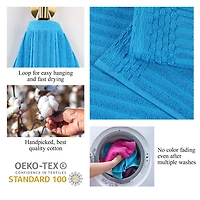 SUPERIOR® Soho Collection | 12-pc. Quick Dry Checkered Wash Cloths