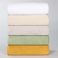 SUPERIOR® Playa Collection | 100% Cotton 6-pc. Quick Dry Solid Bath Towel Set