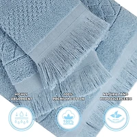 SUPERIOR® Rolla Collection | 100% Cotton 12-pc. Quick Dry Washcloth
