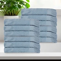 SUPERIOR® Rolla Collection | 100% Cotton 12-pc. Quick Dry Washcloth