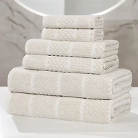 SUPERIOR® Naples Collection 6-pc. Quick Dry Geometric Bath Towel Set