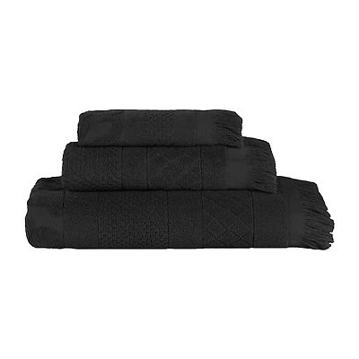 SUPERIOR® Rolla Collection | 100% Cotton 3-pc. Quick Dry Solid Bath Towel Set