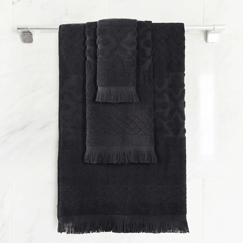 SUPERIOR® Rolla Collection | 100% Cotton 3-pc. Quick Dry Solid Bath Towel Set