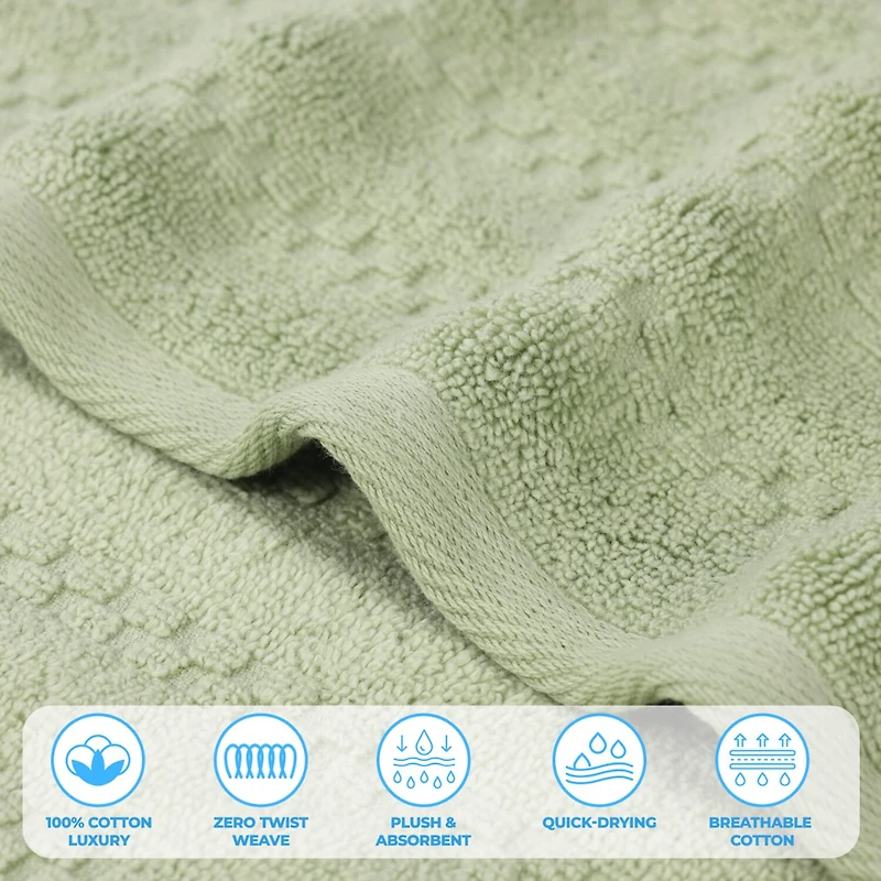 SUPERIOR® Zuma Collection | 100% Cotton 2-pc. Quick Dry Bath Towel