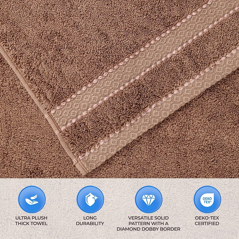 SUPERIOR® Niles Collection | Egyptian Giza Cotton 6-pc. Solid Hand Towel