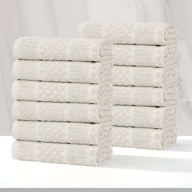 SUPERIOR® Naples Collection 12-pc. Quick Dry Washcloth